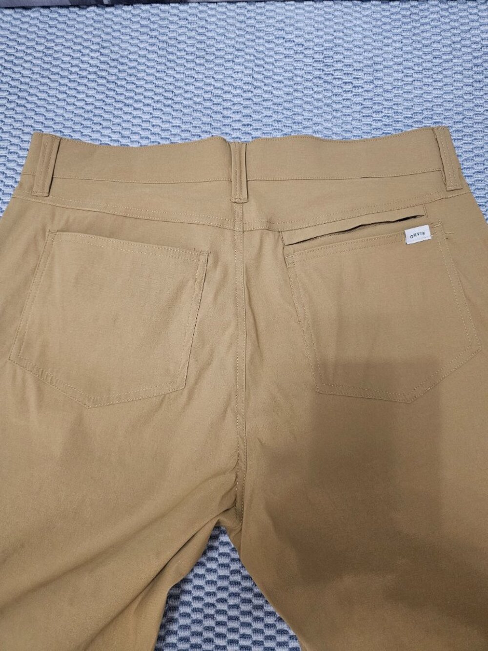 NWT Orvis Men’s Tech Travel Pants – Khaki Chino – Size 34x29 - Picture 4 of 8